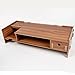 Produktbild WL Monitorständer aus Holz, TV-Halterung und Schreibtisch-Organizer mit Schlitzen für Bürobedarf und Stauraum für Tastatur und Maus 48x20x11.5cm(19x8x5inch) C