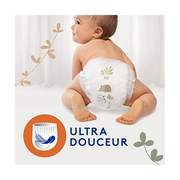 Lotus Baby Douceur Naturelle Höschen, Größe 4 (9-14 kg), 1 Monat, 128 Slips – Bild 4