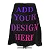 wxyzdq Custom Personalized Barber Cape for Men Salon Cape Design Your Barbershop Logo Name Image Text Hair Cutting Cape for Hair Stylist