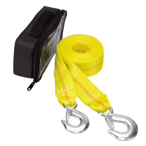 Tow Strap with Hooks 2 Inch x 20 Foot,...