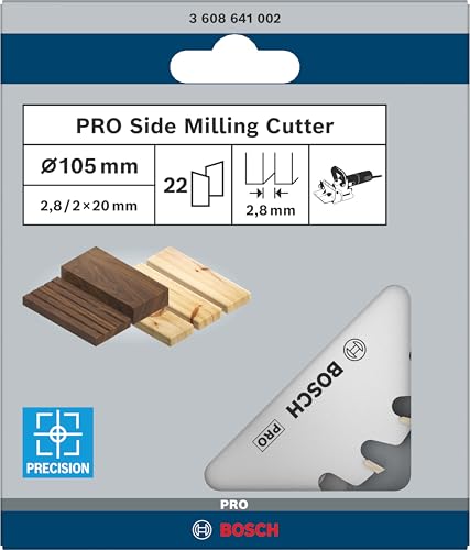 Bosch 1x PRO Scheibenfräser (für Weichholz, Hartholz, 135 x 115 mm, Professional Zubehör Flachdübelfräse)