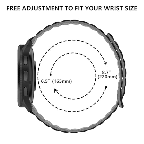 Correa 18mm Silicona Magnética para Garmin Venu y Forerunner miniatura 3