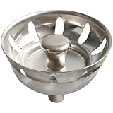 Yhenlovtt Edelstahl-Küchenspüle, effiziente Prävention, Silikon, Regenschirmfilter zum Abdichten von Schmutzfiltration, plus Leck, 50 mm Mo