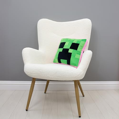 Coussin Minecraft réversible 35x35 cm pour lit et canapé