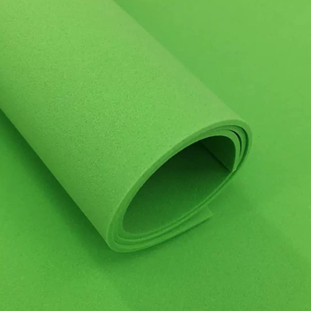 Płyta z pianki EVA 1M x 2M - Wszechstronne arkusze pianki do rękodzieła dla dzieci - Dostępne 10 kolorów - Idealne dla sztuki,(Green,T3mm)