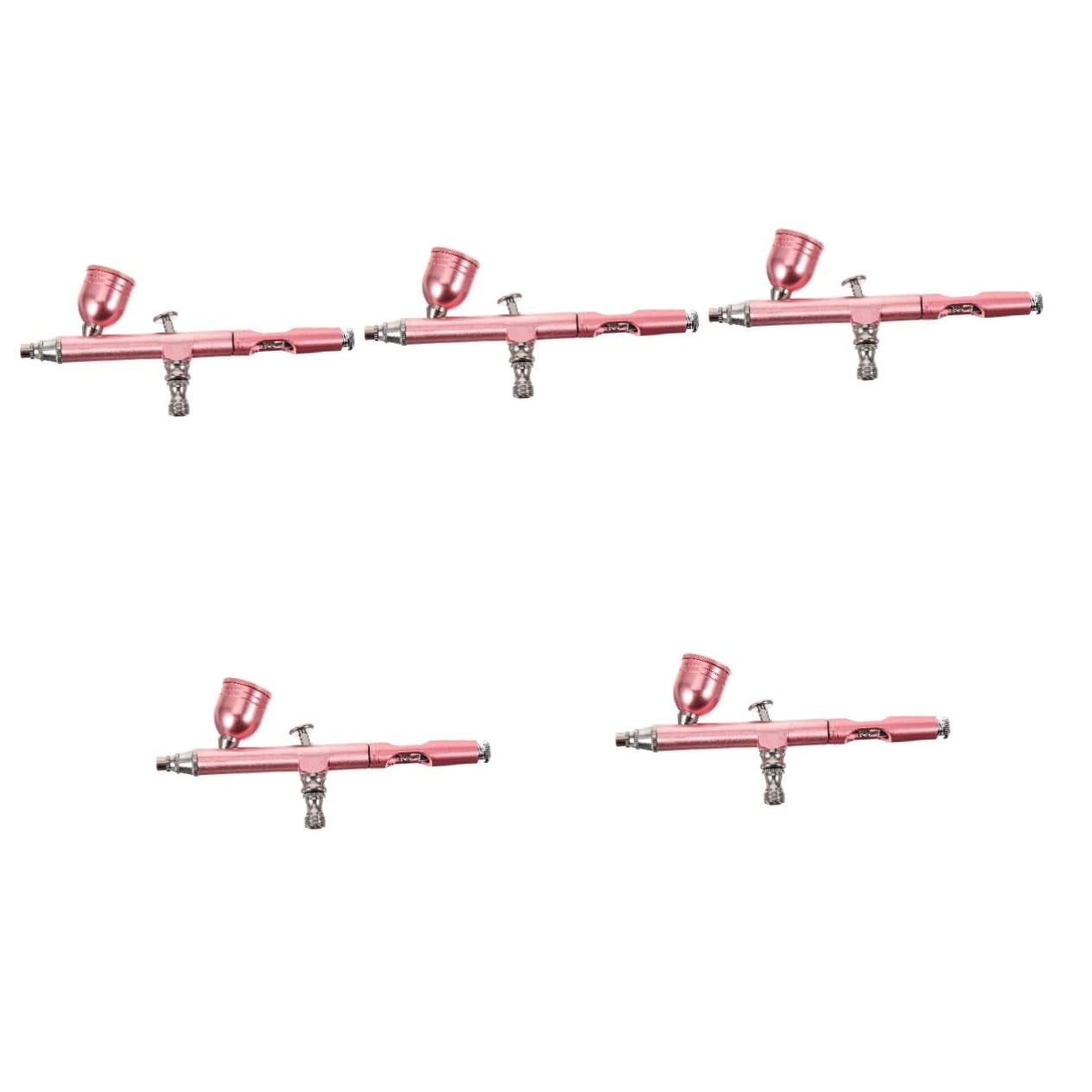 Tofficu 5 Pz a Spruzzo Aerografo da Forno per Torte Torta Piccolo Aerografo Mini Spruzzatore di Vernice Torta Regolabile Supporto per Torta Topper per Torta Alluminio Anodizzato