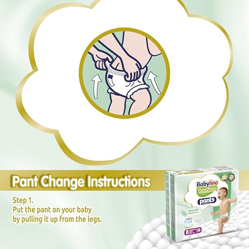 Babylino Premium Pants Größe 8 mit Ultra-Soft-Filter, XXL (20 + kg), 104 Stück