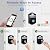 CHEN LCLILICHEN Smart Fingerprint Door Lock, Keyless Entry Deadbolt with Electronic Keypad, Bluetooth App Control, One Time Code, IP65 Weatherproof, for Front Door/Home/Office (Matte Black)