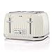 Price comparison product image Breville VTT702 Impressions 4-Slice Toaster with High-Lift and Wide Slots, Cream (Renewed)