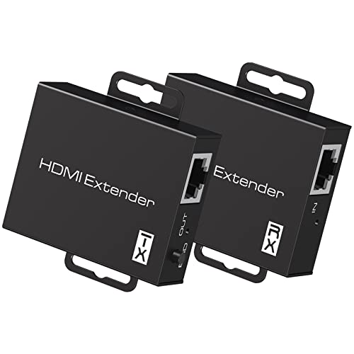 CMSTEDCD HDMI Extender Over Ethernet Cat5e/6 Up to 196Ft Adapter Converter Repeater Balun...