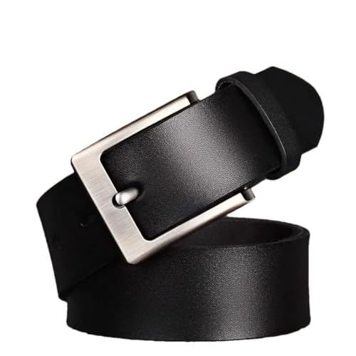 Men Decorative Buckle Leather Belt for Jeans and Stylish Workwear