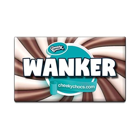 Wanka Wrapper for Chocolate Bar Novelty Joke Funny Rude Gift Birthday Valentines Day (No Chocolate Included) Cover