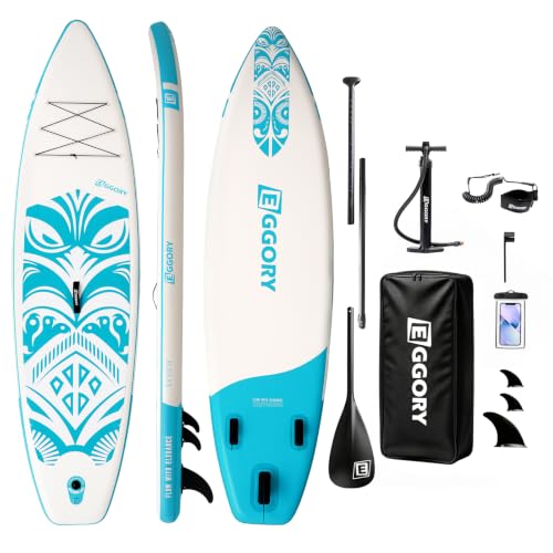 Image of Inflatable Paddle Board,Paddle Boards | Stable Design with Non-Slip Comfort Deck, Portable Travel Paddle Board