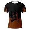 Tshirts Men - Men's Casual Tie Dye T-Shirts Short Sleeve Round Neck Graphic Tee Rock Band Tee Shirts #1