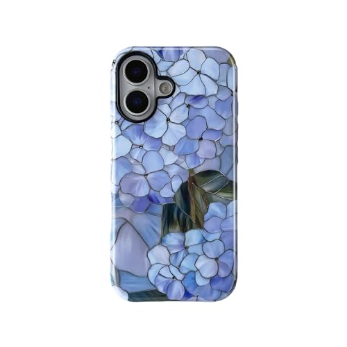 Étui iPhone 16 Plus pour jeune fille coque fleurie antichoc idéale pour les sorties quotidiennes