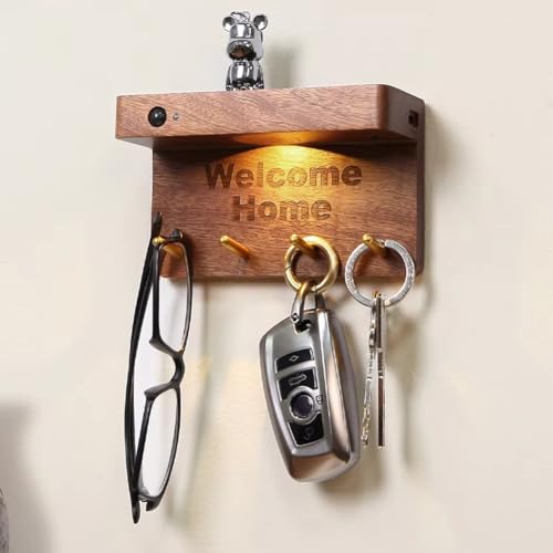 Lámparas de Pared con Gancho para Llaves y Luces con Sensor Corporal 4
