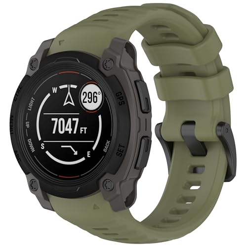 Garmin instinct E 40mm 45mm �r���v�o���h ���f�B�[�X �����Y ���߉\ �X�|�[�c �\�t�g�V���R�� �����p�o���h �X�g���b�v ���X�g�o���h Garmin instinctE �X�}�[�g�E�H�b�`�p (�A�[�~�[�O���[�� �C���X�e�B���N�g