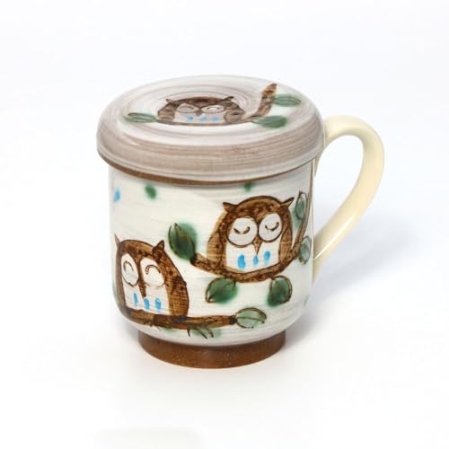 手描き陶器マグカップ