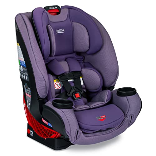 Britax One4Life Clicktight All-In-One Car Seat – 10 Years Of Use – Infant, Convertible, Booster – 5 To 120 Pounds - Safewash Fabric, Plum #TOP29