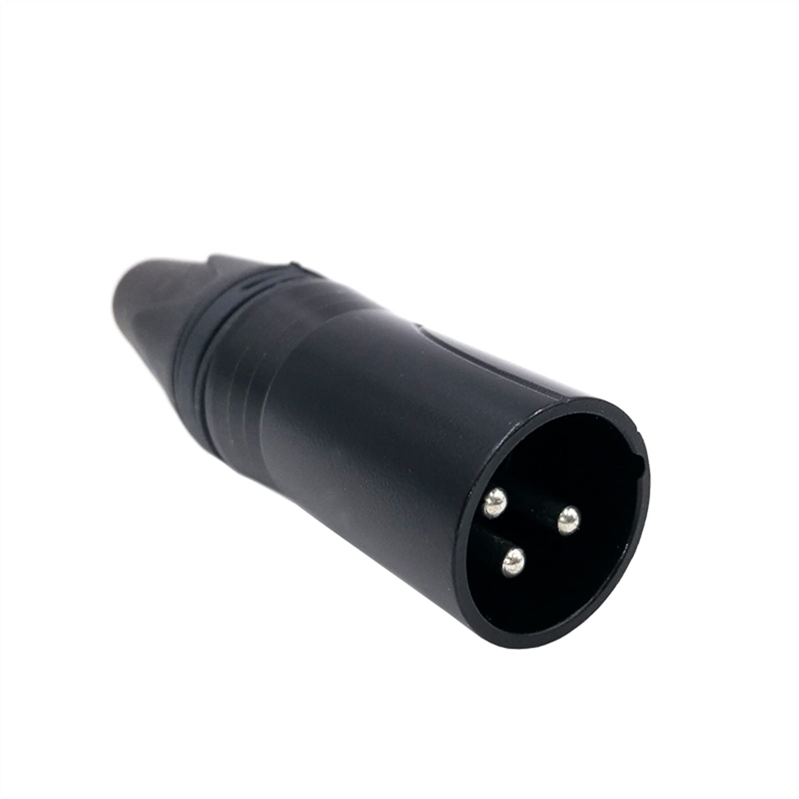 Złącze XLR 3-pinowa wtyczka audio wtyczka mikrofonu złącze głośnika męskie żeńskie kolorowe złącze mikrofonowe 1 szt. (czarny żeński)