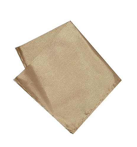 Image of TIE STUDIO Men's Solid Pocket Square | Size- 10cm x 10cm | Colour-Royal Blue | Pack of 1 |