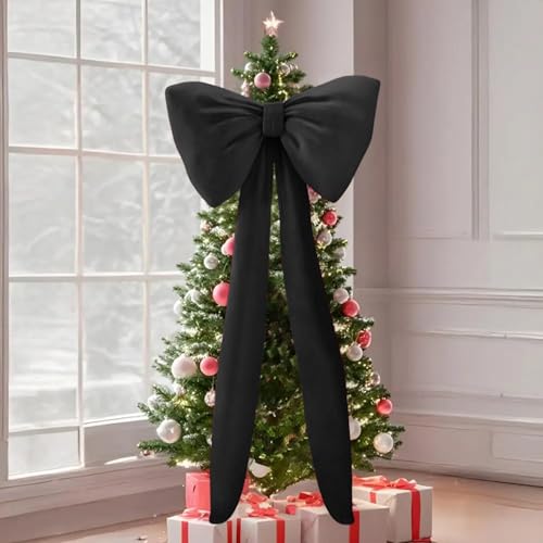 Extra Grand Arbre de Noël en PVC dense avec support en métal robuste - 6