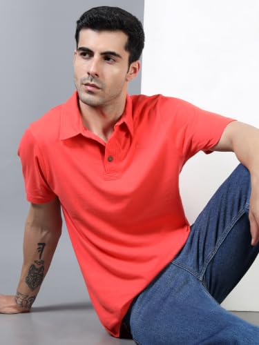 Image of Mens Polo T-Shirt 180 GSM Red Label Compact Cotton