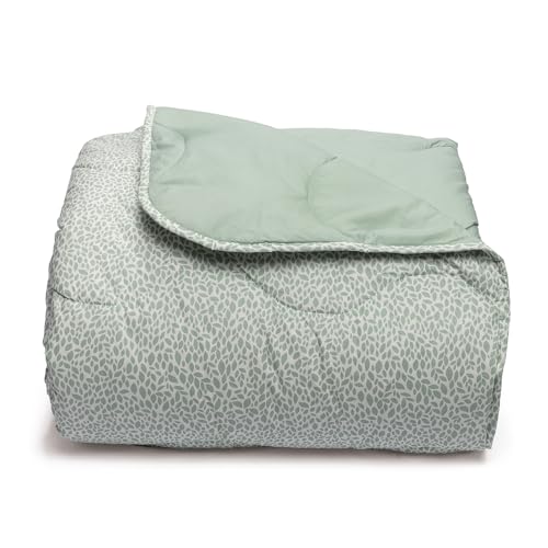 Foppapedretti Notte & Natura Trapunta letto matrimoniale; Petali Salvia, rivestimento 100% cotone Percalle, Made in Italy
