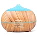 Produktbild TENSWALL 500ml Aroma Diffuser, Luftbefeuchter Ultraschall Duftlampe mit 7 Farben LED für zuhause, Yoga, Büro, SPA, Schlafzimmer