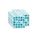 FBBULES 20PCS Fliesenaufkleber PVC, Fliesen Klebefolie Selbstklebend Hitzebeständig Wasserdicht Fliesensticker für Küche Fliesendekor Wandaufkleber Mosaikstil Himmelblau (10 x 10 cm / 4 x 4 Zoll)