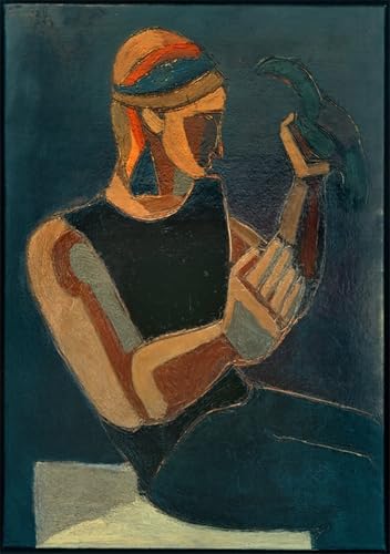 Pinturas póster arte pared de Kolle impreso sobre lienzo envejecido de alta resolución