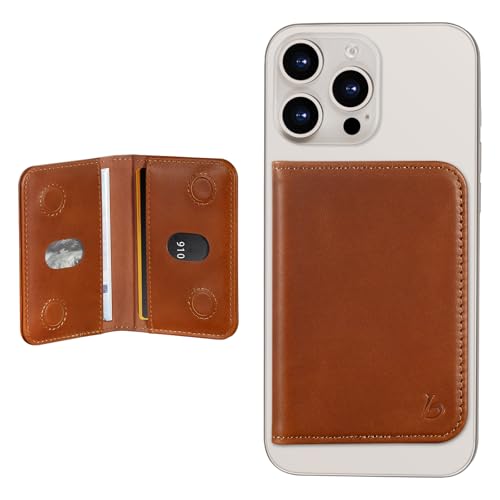 Belemay Minimalist Bifold Magnetic Wallet Compatible with MagSafe...