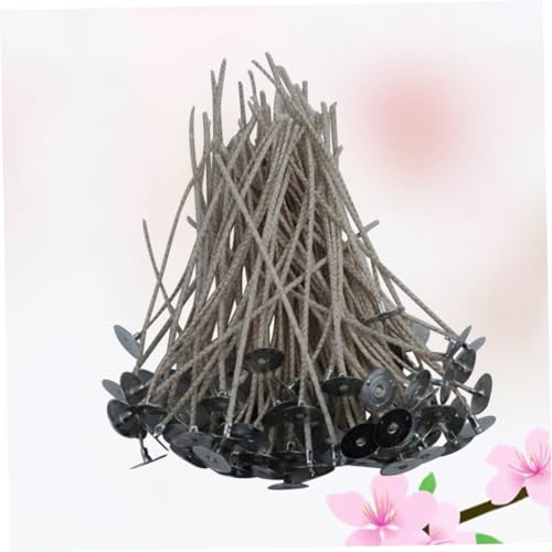 Pabilos para velas con base 15 cm 100 unidades DIY miniatura 2