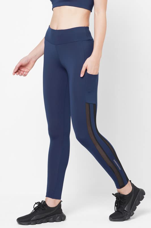 Image of JUST-Dry MESH Panel 7 /8 GO Train Tights