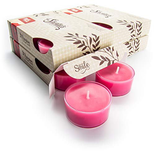 Rose Petals Premium Tealight Candles Bulk Pack - Highly Scented