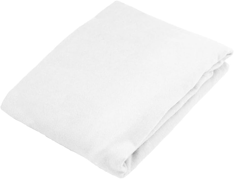 Baby Fitted Bassinet Sheet, White, 100% Cotton, 18x30 Inch