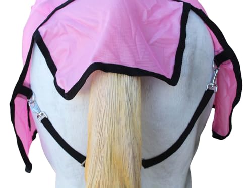 Image of Challenger Horse Mesh Summer Fly Sheet Spring Airflow Neck Pink 73128