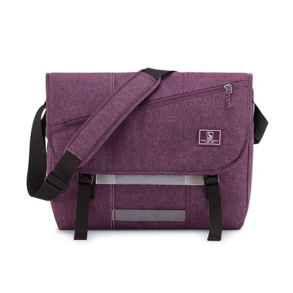 OIWAS Messenger Bag for Women, 15.6 Inch Laptop Crossbody Bags Men Casual Satchel Shoulder Bag College Travel Office Briefcase