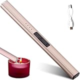 電子ライター 充電式 プラズマライター usb充電式 線香着火器 ライター 蚊取り線香 チャッカマン 火起こし bbq アロマキャンドル ロウソク 仏壇 お墓参り 花火 アウドドア (ローズゴールド)