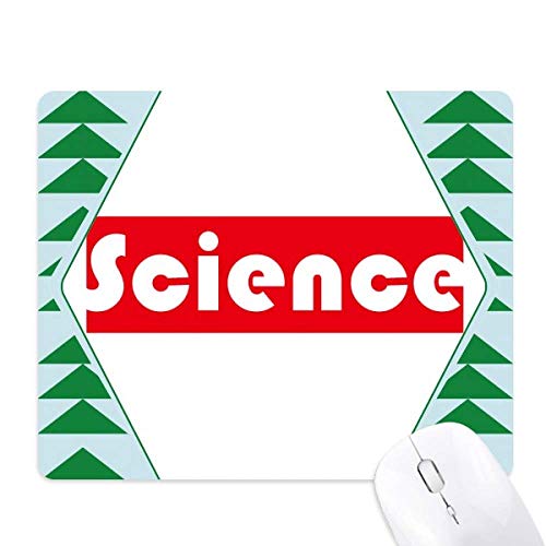 Tapis de souris green pine tree rouge et sciences tapis en caoutchouc premium