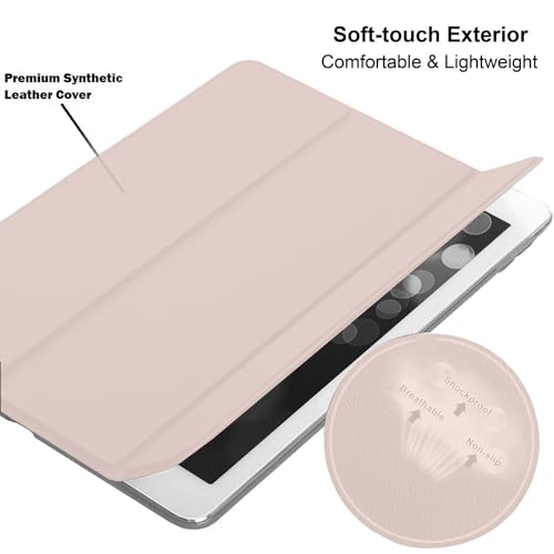 Image of DuraSafe Cases for for iPad Pro 12.9 inch 4th Gen 2020 Cover A2229 MY2H2HN /A MY2J2HN /A A2069 MXAT2HN /A MXAV2HN /A MXAU2HN /A MXAW2HN /A A2233 MY3K2HN /A MY3J2HN /A MXFY2HN /A - Light Pink