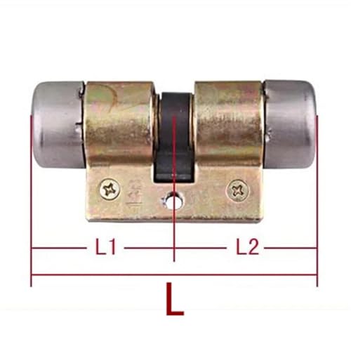 Cylindre de serrure de porte extérieure d'entrée de précision en 48mm