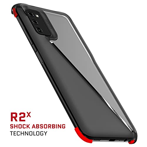 Image of Ghostek COVERT Samsung A03s Case with Clear Slim Fit Design and Anti-Slip Grip Bumper Premium Shockproof Protection Thin Protective Phone Cover Designed for 2021 Samsung Galaxy A03s (6.5 Inch) (Smoke)