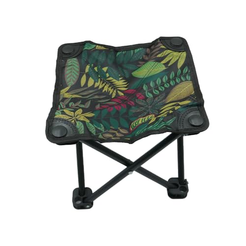 Tabouret de camping pliant avec sac de transport compact et structure allégée