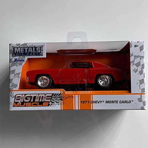 JDA Bigtime Muscle 1971 Chevy Monte Carlo 1:32 Scale, Red : Amazon