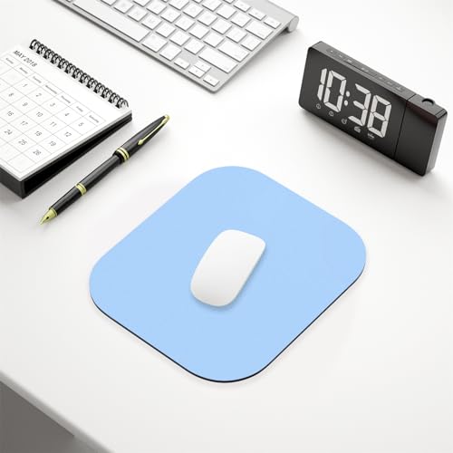 Tapis de souris imperméable 3mm bleu pour ordinateur de bureau - 6