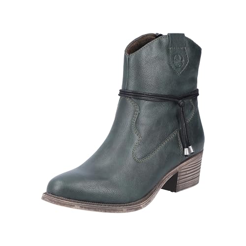 Rieker Damen Stiefeletten 73158-54 grün Gr. 36 – Ansicht 1