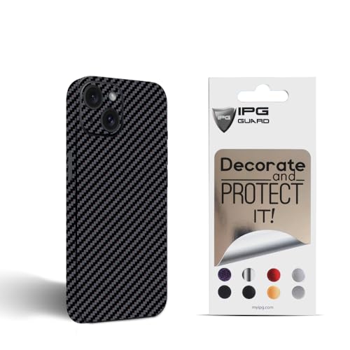 Film iPhone 15 Plus carbone anti-rayures protection intégrale 3D IPG