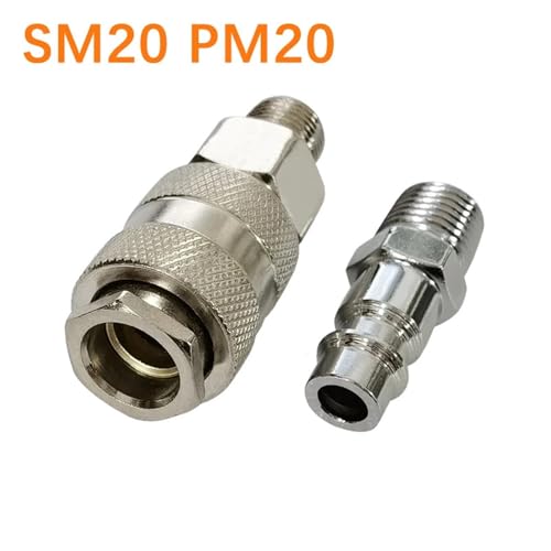 Raccords pneumatiques SM20 PM20 : connecteur rapide anti-fuite pour joint compresseur