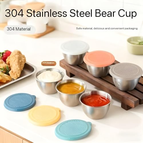 Image of M MCIRCO Glass Meal Prep Containers with Lifetime Lasting Snap Locking Lids Glass Food Containers,Airtight Lunch Container,Microwave, Oven (6 Pcs | 30ml)